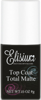 Elisium - Top Coat Total Matte - Matowy top do paznokci