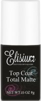 Elisium - Top Coat Total Matte - Matowy top do paznokci