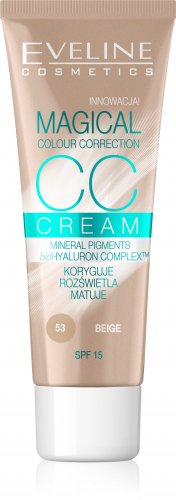 EVELINE COSMETICS - MAGICAL CC CREAM - CC coloring cream - 53 - BEIGE