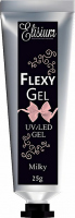 Elisium - UV / LED GEL - FLEXYGEL - Nail styling gel - 25 g - MILKY - 25 g - MILKY - 25 g