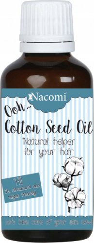 Nacomi - Cotton Seed Oil - Olej z nasion bawełny - Rafinowany - 30ml