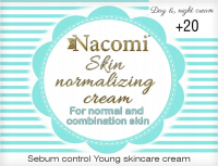 Nacomi - Skin Normalizing Cream - Normalizujący krem do twarzy na dzień i na noc - 20+