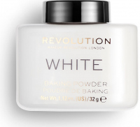 MAKEUP REVOLUTION - WHITE - LOOSE BAKING POWDER - Sypki puder do twarzy