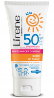 Lirene - Kids - Wodoodporny krem do twarzy dla Dzieci - SPF50 - 50ml
