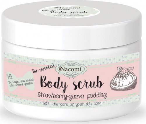 Nacomi - Body Scrub - Body peeling - Strawberry pudding with guava - 200g