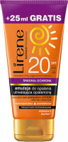 Lirene - EMULSJA DO OPALANIA utrwalająca opaleniznę - SPF20 - 150 ml + 25 ml