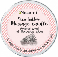 Nacomi - Shea Butter Massage Candle - Naturalny balsam w świecy - Marokańskie Przyprawy - 150ml