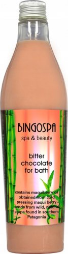 BINGOSPA - SPA & BEAUTY - Bitter Chocolate for Bath - Bitter chocolate bath with Maqui Berry oil - 400 ml