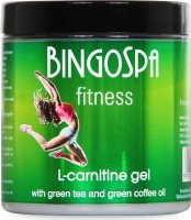 BINGOSPA - Fitness - L-karnityna w żelu z zieloną herbatą i olejkiem z zielonej kawy - 250g