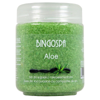 BINGOSPA - Aloe Salt - Sól do kąpieli z mikroelementami i aloesem - 550g