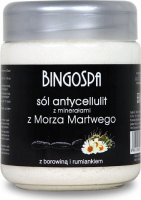 BINGOSPA - Antycellulitowa sól z minerałami z Morza Martwego - 550g