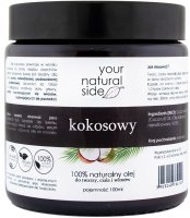 Your Natural Side - 100% naturalny olej kokosowy - Nierafinowany - 100 ml