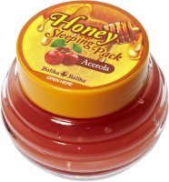 Holika Holika - Honey Sleeping Pack - Acerola -  Całonocna maseczka do twarzy z dodatkiem owoców aceroli