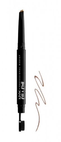 NYX Professional Makeup - Fill & Fluff Eyebrow Pomade Pencil - Pomada w kredce do wypełniania brwi  - TAUPE