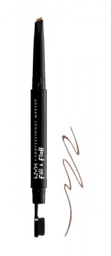 NYX Professional Makeup - Fill & Fluff Eyebrow Pomade Pencil - Pomada w kredce do wypełniania brwi  - AUBURN