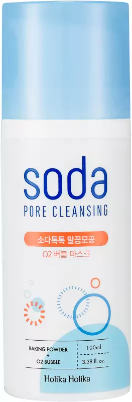 Пузырьковая маска для лица Holika Holika Soda Tok Tok Clean Pore Deep O2 Bubble Mask очищающая, 100 мл