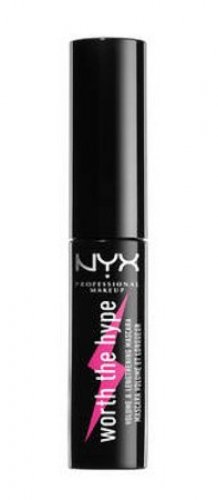 NYX Professional Makeup - WORTH THE HYPE - VOLUME & LENGTHENING MASCARA - Tusz do rzęs zwiększający objętość - Mini