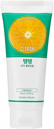 Holika Holika - Daily Fresh - Citron Cleansing Foam - Firming face foam with lemon extract - 150 ml
