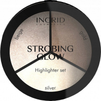 INGRID - STROBING GLOW - Highlighter Set - Paleta rozświetlaczy do twarzy