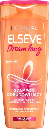 L'Oréal - ELSEVE Dream Long Shampoo - Odbudowujący szampon do włosów - 400 ml