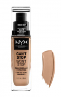NYX Professional Makeup - CAN'T STOP WON'T STOP - FULL COVERAGE FOUNDATION - Podkład do twarzy - MEDIUM BUFF - MEDIUM BUFF