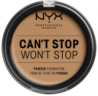 NYX Professional Makeup - CAN'T STOP WON'T STOP POWDER FOUNDATION  - Podkład do twarzy w pudrze - 15 - CARAMEL - 15 - CARAMEL