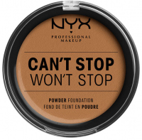 NYX Professional Makeup - CAN'T STOP WON'T STOP POWDER FOUNDATION  - Podkład do twarzy w pudrze - 15.9 - WARM HONEY - 15.9 - WARM HONEY