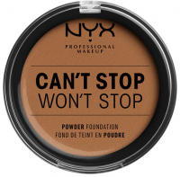 NYX Professional Makeup - CAN'T STOP WON'T STOP POWDER FOUNDATION  - Podkład do twarzy w pudrze - 16 - MAHOGANY - 16 - MAHOGANY