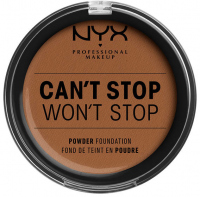 NYX Professional Makeup - CAN'T STOP WON'T STOP POWDER FOUNDATION  - Podkład do twarzy w pudrze - 17 - CAPPUCCINO - 17 - CAPPUCCINO