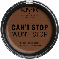 NYX Professional Makeup - CAN'T STOP WON'T STOP POWDER FOUNDATION  - Podkład do twarzy w pudrze - 22 - DEEP - 22 - DEEP