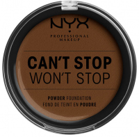 NYX Professional Makeup - CAN'T STOP WON'T STOP POWDER FOUNDATION  - Podkład do twarzy w pudrze - 22.3 - WALNUT - 22.3 - WALNUT