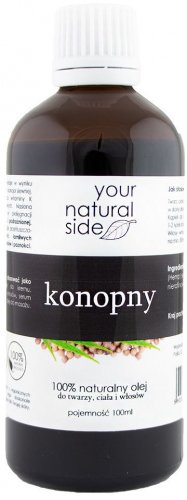 Your Natural Side - 100% naturalny olej konopny - 100 ml