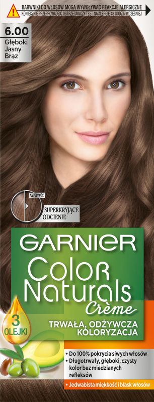 Garnier Color Naturals Creme Permanent Nourishing Hair Coloring 6 00 Light Brown