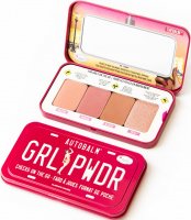 THE BALM - AUTOBALM - GRL PWDR - CHEEKS ON THE GO - Palette of 4 face blushes