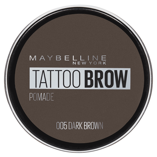 MAYBELLINE - TATTOO BROW Lasting Color Pomade - Waterproof eyebrow pomade - 05 DARK BROWN