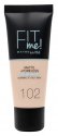 MAYBELLINE - FIT ME! Liquid Foundation For Normal To Oily Skin With Clay - 102 FAIR IVORY - 102 FAIR IVORY