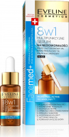 EVELINE - FaceMed + Multifunkcyjne serum na niedoskonałości 8w1 na noc - 18 ml