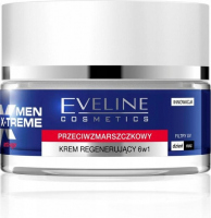 EVELINE - MEN X-TREME - Anti-Age Cream - Przeciwzmarszczkowy krem regenerujący do twarzy 6w1 - Dzień/Noc - 50 ml