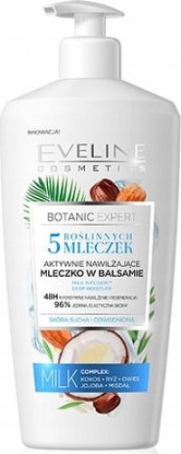 Eveline Cosmetics - BOTANIC EXPERT - Silnie nawilżające mleczko w balsamie do ciała - 350 ml