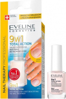 EVELINE - NAIL THERAPY PROFESSIONAL - TOTAL ACTION - Skoncentrowana odżywka do paznokci stóp przeciw bruzdom i przebarwieniom