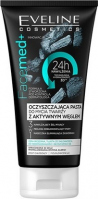 EVELINE - FaceMed + Oczyszczająca pasta do mycia twarzy z aktywnym węglem