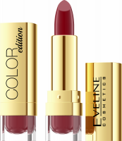Eveline Cosmetics - COLOR Edition Lipstick  - 729 - DEEP RED - 729 - DEEP RED