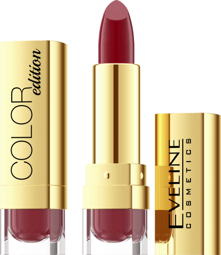 Eveline Cosmetics - COLOR Edition Lipstick - Pomadka do ust - 729 - DEEP RED