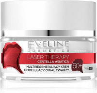EVELINE - LASER THERAPY - CENTELLA ASIATICA - Multiregenerujący krem modelujący owal twarzy - 60+
