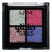 NYX Professional Makeup - Glitter Goals Cream Glitter Palette - Paleta 4 brokatowych cieni do powiek - 03 LOVE ON TOP