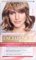 L'Oréal - EXCELLENCE Creme - Koloryzacja do włosów z potrójną pielęgnacją - 7 Blond