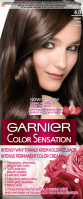 GARNIER - COLOR SENSATION - Trwały krem koloryzujący do włosów - 4.0 Głęboki Brąz