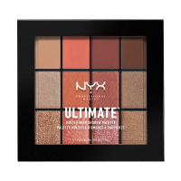 NYX Professional Makeup - ULTIMATE MULTI FINISH SHADOW PALETTE - 12 eyeshadows - 08 WARM RUST
