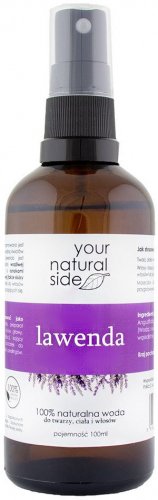 Your Natural Side - 100% Natural Lavender Water - 100 ml
