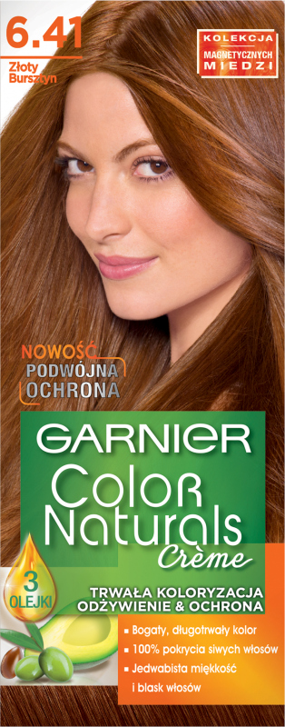 GARNIER - COLOR NATURALS Creme - Permanent, nourishing hair coloring   Golden Amber